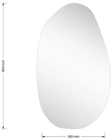 Καθρέπτης Frameless 2 μαύρο 50x1.2x85εκ 50x1.2x85 εκ.