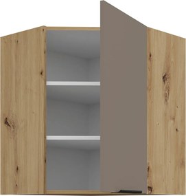 Κρεμαστό ντουλάπι γωνιακό Arianna 60x60 GN 72 1F-Γκρέζ