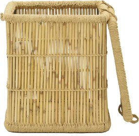 Καλάθι απλύτων Dremia Inart σετ 2 τεμαχίων φυσικό μπαμπού