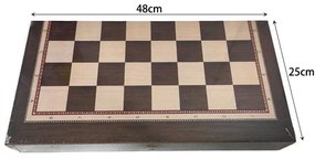 Ξύλινο τάβλι/σκακιέρα - Wooden backgammon/chess