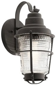 Απλίκα Φωτιστικό Τοίχου E27 60W IP44 Μαύρο Chance Harbor QN-CHANCE-HARBOR-S Elstead QN-CHANCE-HARBOR-S Μαύρο