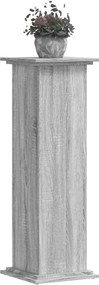 vidaXL Βάσεις Φυτών Γκρι Sonoma 33x33x100εκ. Επεξεργασμένο Ξύλο
