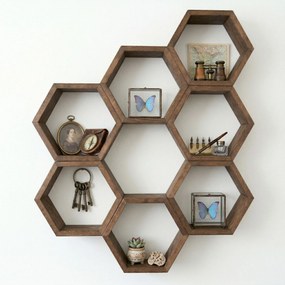 Ράφι Τοίχου Ξύλινο NEFROL 31x9x36