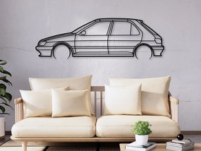 Σετ των 2 Intra απο ξύλο plywood 3mm-4mm πάχος 306 Silhouette, Car Wall Art Δίασταση 40x40 cm INTRAFABR-109684894