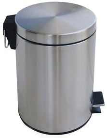 Κάδος Απορριμμάτων Μπάνιου (Φ20x31.5) Spirella 7lt 05375.001 Nyo Brushed