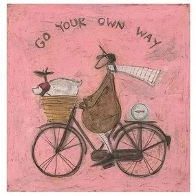 Εκτύπωση τέχνης Sam Toft - Go Your Own Way, Sam Toft, (30 x 30 cm)