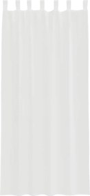 vidaXL Κουρτίνες Voile με βρόχους 2 τεμάχια Λευκό 140x225 cm