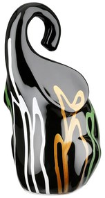 Figure Elephant Ceramic Black 14X13X26Cm 14X13X26Cm