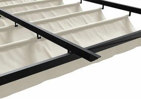 vidaXL Κιόσκι 400 x 300 x 200 εκ Κρεμ Πολυεστέρας