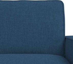 vidaXL Καναπές 120cm 2 pcs Μπλε Μέταλλο