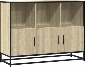 vidaXL Sideboard Sonoma Oak 100x35x76 cm Κατασκευασμένο ξύλο
