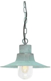 Κρεμαστό Φωτιστικό Οροφής 1xE27 ΙΡ44 Sheldon Elstead Lighting-SHELDON-CH-V-Σιέλ/Βεραμάν/Μέντα SHELDON-CH-V