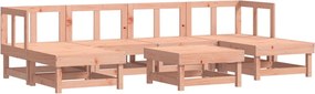 vidaXL Σαλόνι Κήπου Σετ 7 τεμ από Μασίφ Ξύλο Ψευδοτσούγκας
