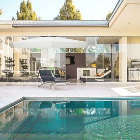 Solskjerm Marbueno Λευκό πολυεστέρας Αλουμίνιο Ø 270 cm