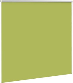 vidaXL Roller Blind Blackout φύλλα πράσινα 145x150 cm Πλάτος υφάσματος