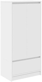 vidaXL Ντουλάπι με συρτάρι 55,5x34x119,5 cm Ξύλινο μηχανουργικό ξύλο