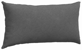 vidaXL Μαξιλάρι Καναπέ 2 pcs Σκούρο Γκρι 80 x 40 cm