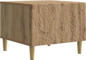 vidaXL Τραπεζάκι σαλονιού Artisan Δρυς 50 x 49 x 40 εκ