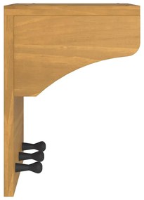 vidaXL Επίτοιχη κρεμάστρα παλτών SANDNES 43x30x42 εκ. Πεύκο μασίφ ξύλο