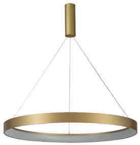 Φωτιστικό Οροφής 77-8147 Led 60cm Amaya Gold Mat Homelighting Αλουμίνιο,Ακρυλικό