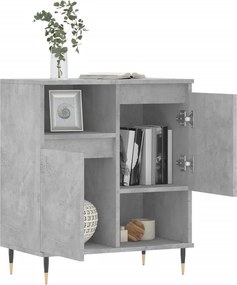 vidaXL Ντουλάπι Γκρι Σκυροδέματος 60x35x70 εκ. Επεξεργασμένο Ξύλο