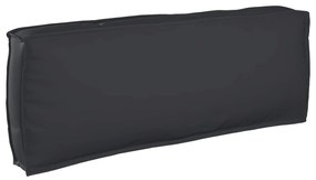 Μαξιλάρι Μαύρο 120 x 40 x 12 cm Ύφασμα Όξφορντ