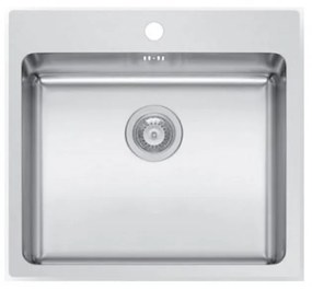 Kitchen Sink Stainless Steel Pyramis Ledge 55x50.5 cm 1B 55x50.5x21 εκ.