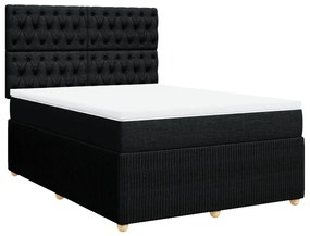 ΚΡΕΒΑΤΙ BOXSPRING ΜΕ ΣΤΡΩΜΑ ΜΑΥΡΟ 160X200 ΕΚ. ΥΦΑΣΜΑΤΙΝΟ 3294416