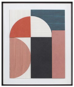 BLENDED COLORS 1 ΠΙΝΑΚΑΣ ΚΑΜΒΑΣ ΠΟΛΥΧΡΩΜΟ ΞΥΛΟ ΚΟΡΝΙΖΑ ΜΑΥΡΟ 50x60xH3,8cm - 030602