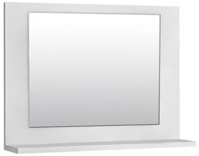 Καθρέφτης μπάνιου Devlin Megapap από μελαμίνη χρώμα λευκό 60x10x45εκ. - 0212630
