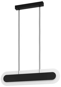 Φωτιστικό Κρεμαστό Eglo 390013 FABRIANO Μαύρο Ματ (Black Mat)|Λευκό (White) 3000K