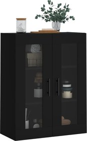 vidaXL Ντουλάπι Τοίχου Μαύρο 69,5 x 34 x 90 εκ.