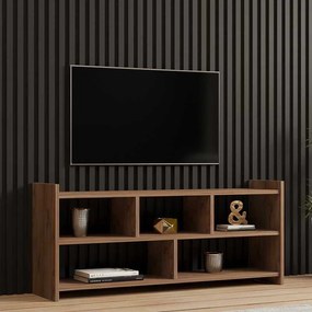 Έπιπλο τηλεόρασης Kapri pakoworld σε sonoma απόχρωση 120x28x55εκ