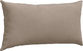 vidaXL Μαξιλάρι Καναπέ 2 pcs Taupe 80 x 40 cm ύφασμα