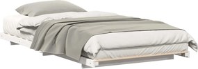 vidaXL Σκελετός Κρεβατιού Λευκό 80 x 210 cm Στερεά ξυλεία πεύκου