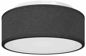 vidaXL Λάμπα Οροφής Μαύρο 30 x 13.5 εκ. ύφασμα
