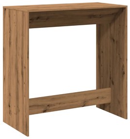 vidaXL Τραπέζι Μπαρ Αρτισιανή Δρυς 102x50x103,5 εκ. Επεξ. Ξύλο