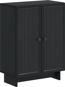 vidaXL Ντουλάπι Αποθήκευσης Μπάνιου EDE Μαύρο 59,5 x 31 x 80 εκ