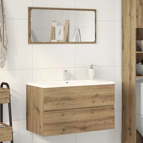 vidaXL Ντουλάπι Μπάνιου Κρεμαστό Παλ. Ξύλο 80x38,5x45 εκ. από Επ. Ξύλο