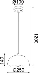 Φωτιστικό Οροφής Μονόφωτο Aca V3729251PBS Black/Silver