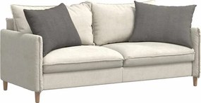 vidaXL Μαξιλάρι Καναπέ 2 pcs Ανοιχτό γκρι 70 x 50 cm