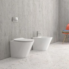 KARAG SORRENTO Soft-Close Slim Κάλυμμα Λεκάνης Λευκό Πλαστικό