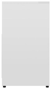 Ντουλάπι Νιπτήρα Γυαλιστερό Λευκό 60 x 33 x 61 εκ. Μοριοσανίδα - Λευκό