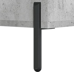 vidaXL Ντουλάπι Γκρι Σκυροδέματος 34,5x32,5x90 εκ. Επεξεργασμένο Ξύλο