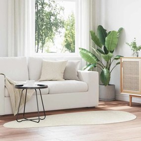 vidaXL Χαλί Κρεμ 100 x 200 cm Πολυεστέρας