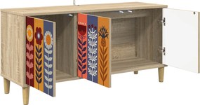 vidaXL Ντουλάπι TV ESSEN 102 x 33 x 50 εκ. Sonoma Επεξεργασμένο Ξύλο