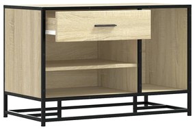 Πάγκος παπουτσιών vidaXL Sonoma Oak 80x40x53,5 cm