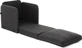 Πολυθρόνα-Κρεβάτι Σκούρο Γκρι SAGA SINGLE 68x70x66