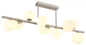 Πλαφονιέρα Φωτιστικό Οροφής 9xG9 LED 3,5W Νίκελ Riha 56140-9D Globo Lighting-56140-9D-Νίκελ Ματ 56140-9D