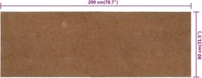 vidaXL Επίστρωμα 80 x 200 εκ. από Κοκοφοίνικα